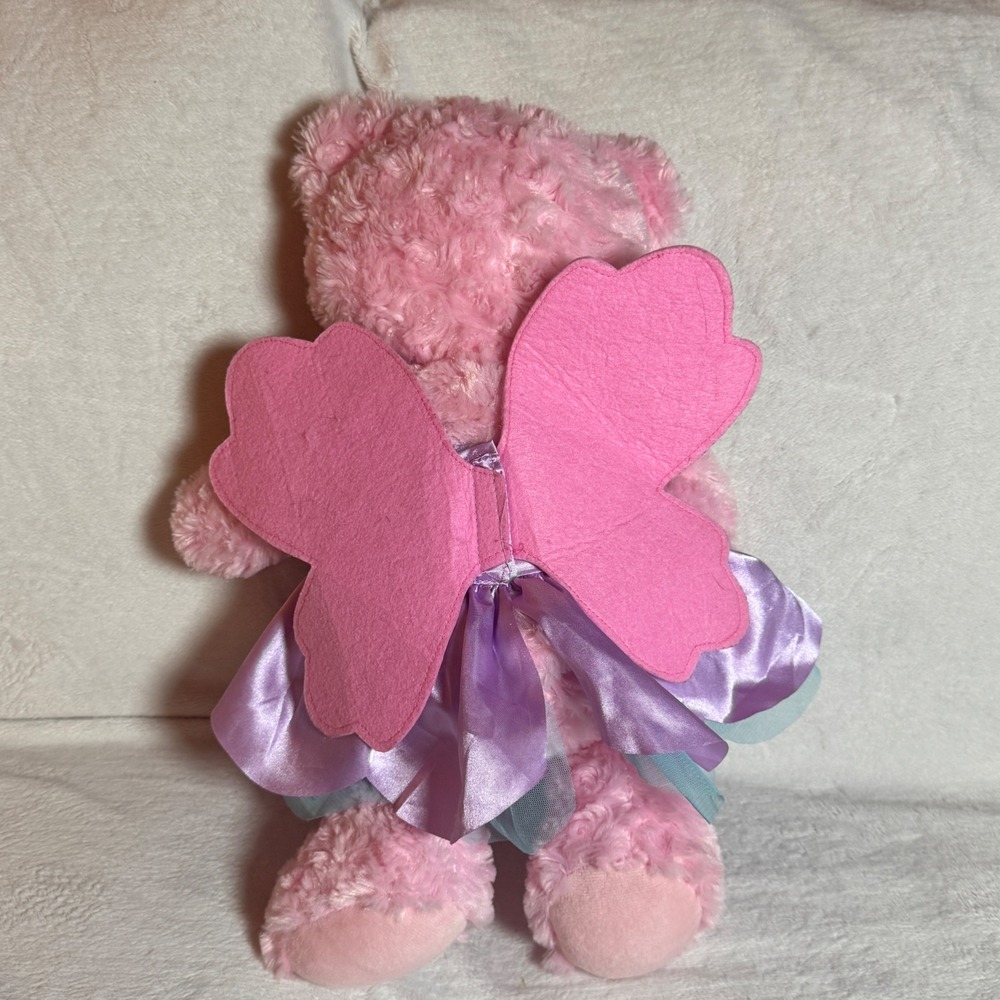 Build-A-Bear Beary Fairy Bear Pink 18" With Fairy Wing Dress BEAUTIFUL- Retired - Picture 3 of 5